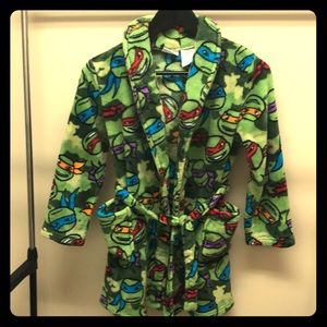 Boys ninja turtle bath robe 10/12